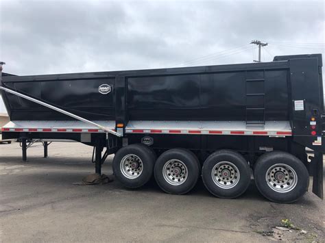 used quad axle dump box steel trailers|Steel End Dump Trailers For Sale .